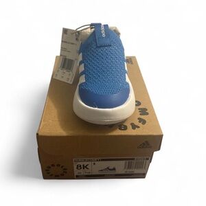 Adidas Kids Blue and White Sneakers